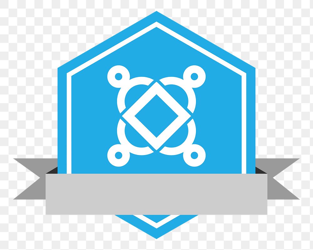 Png community branding logo design element, transparent background