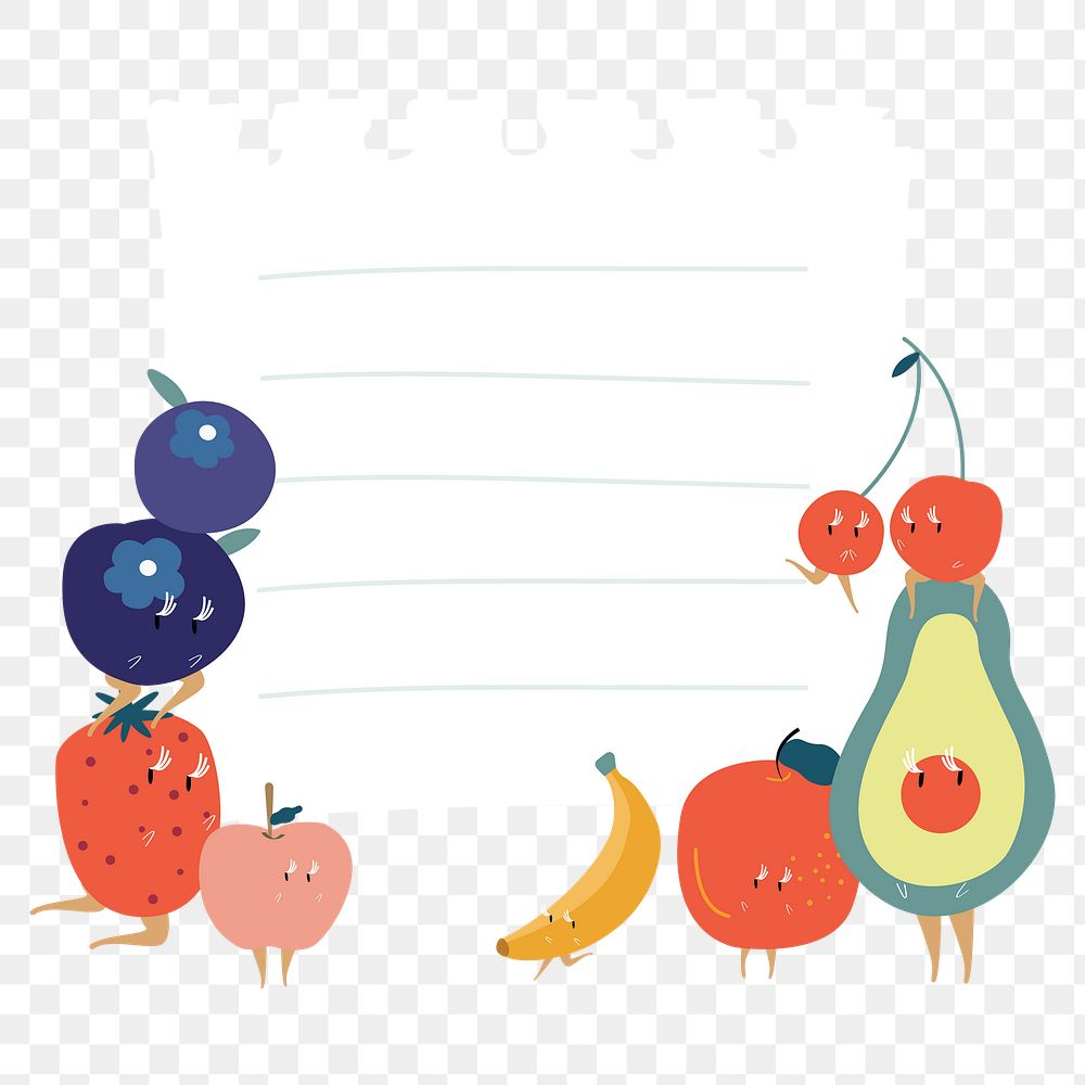 Fruit sticker png, transparent background