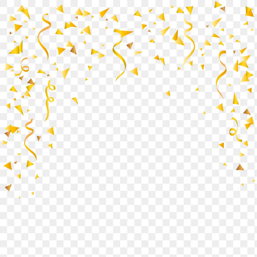 Celebration png border, transparent background