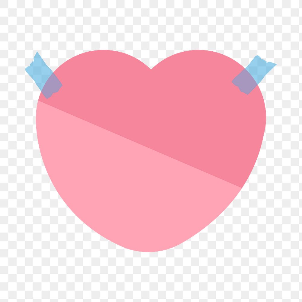 Png Cute sticky note element, transparent background