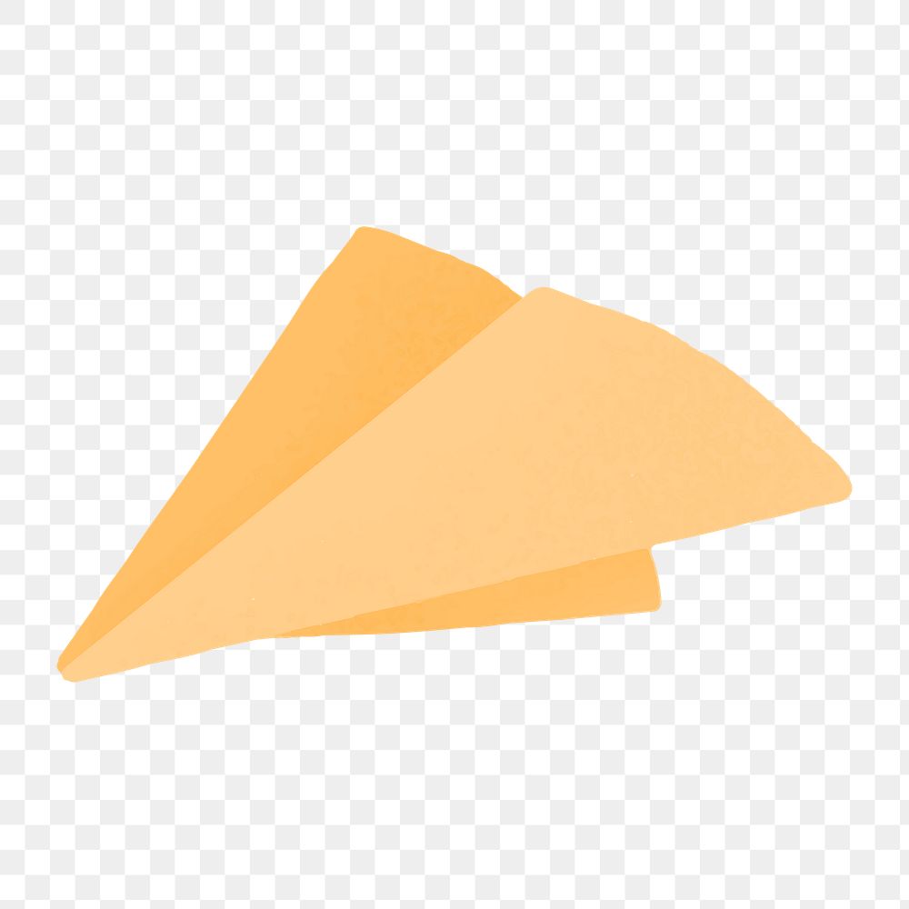 Paper plane icon png,  transparent background 