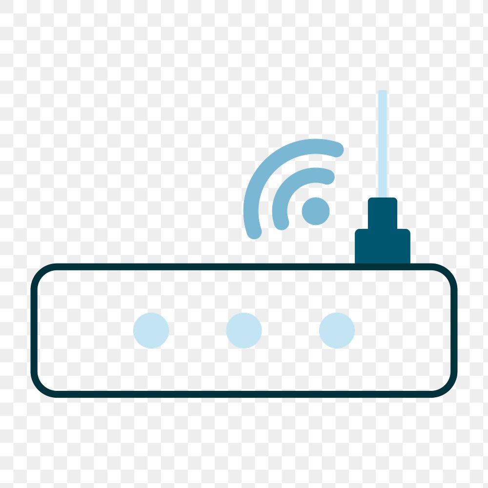 Wifi internet icon png router icon,  transparent background 