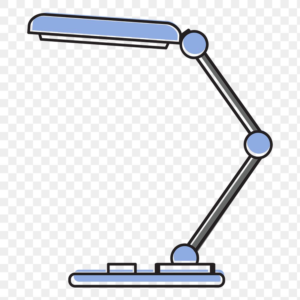 Desk lamp png illustration, transparent background