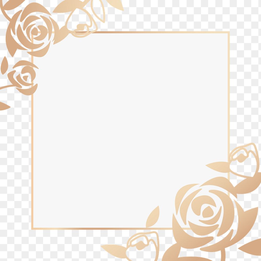 Beige floral png badge, transparent background