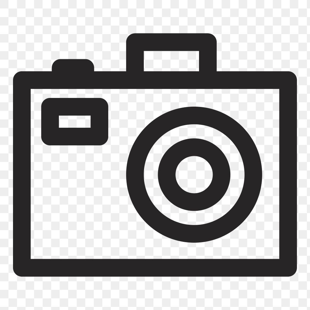 Camera   png icon, transparent background