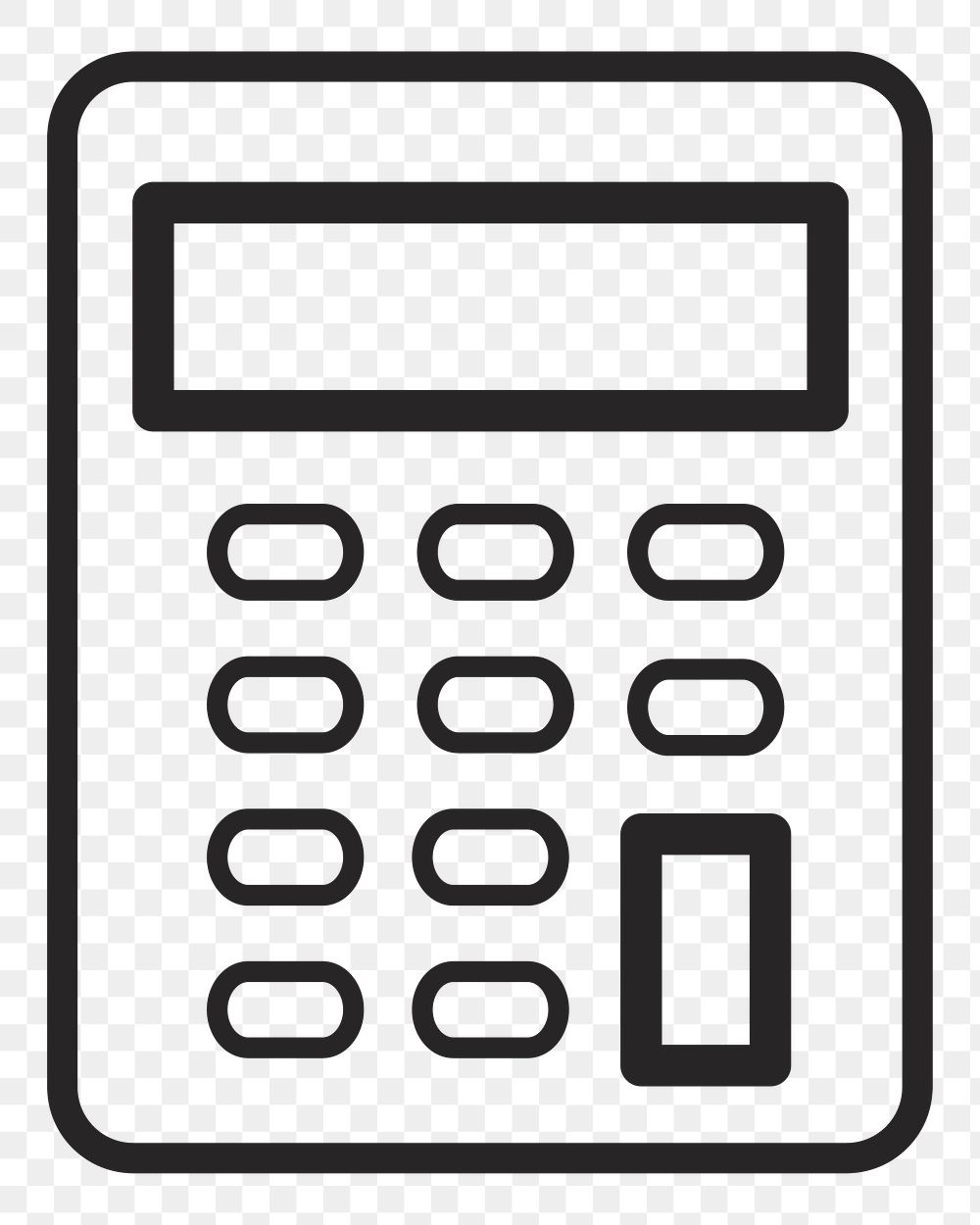 Calculator    png icon, transparent background