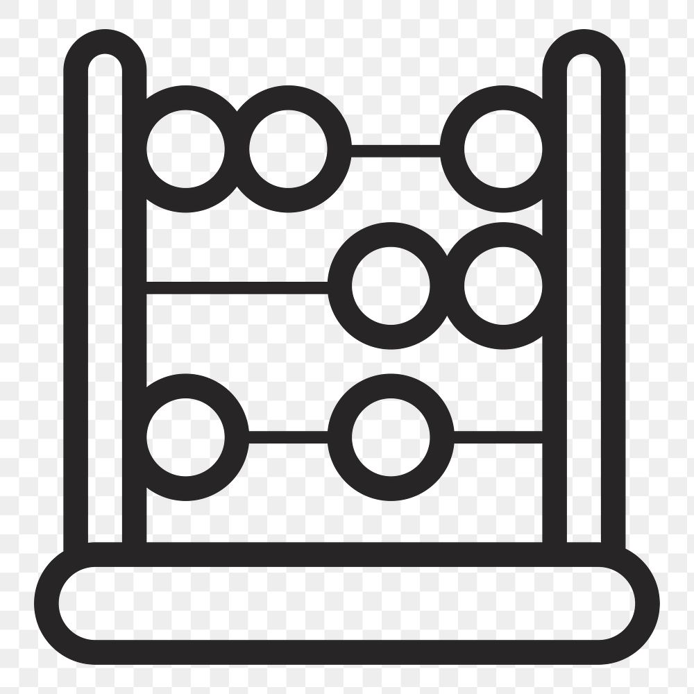 Abacus    png icon, transparent background