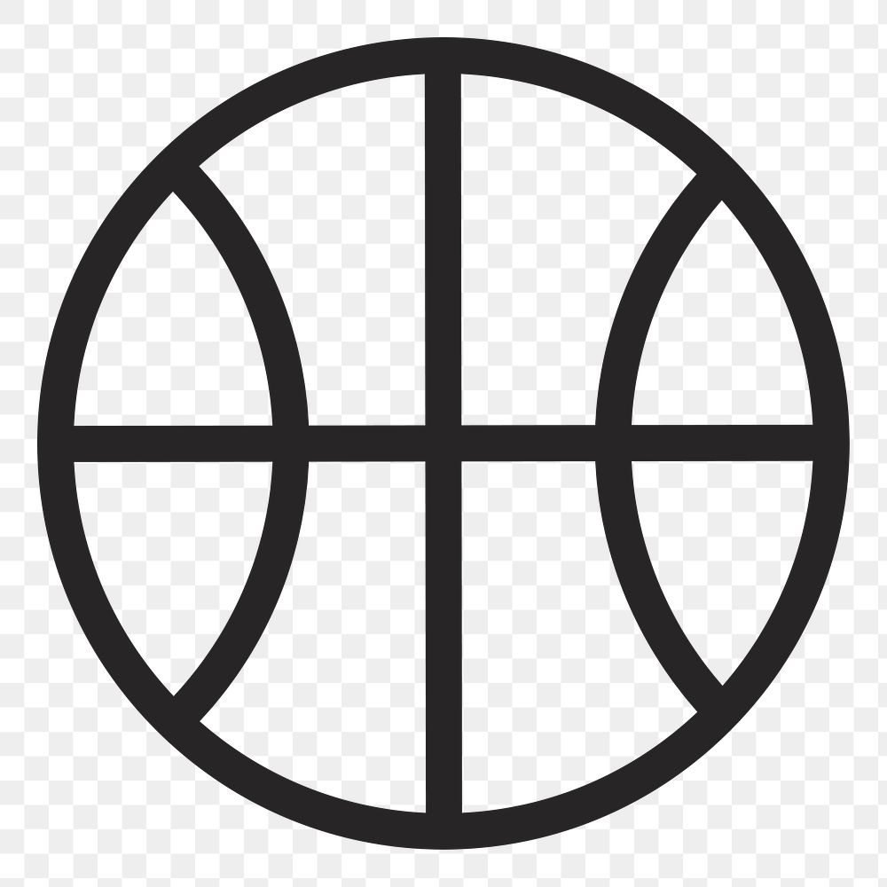Basketball   png icon, transparent background