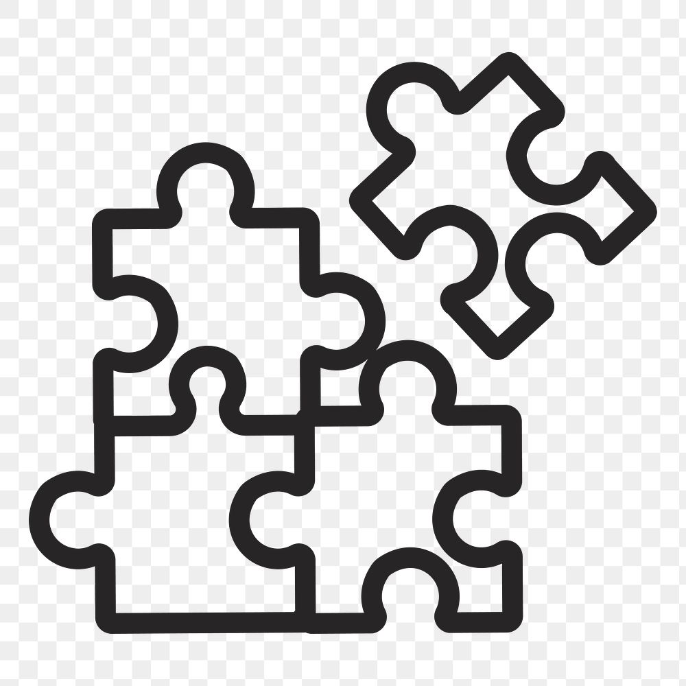 Jigsaw    png icon, transparent background