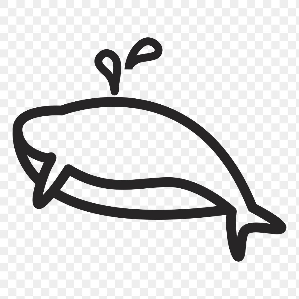 Dolphin   png icon, transparent background