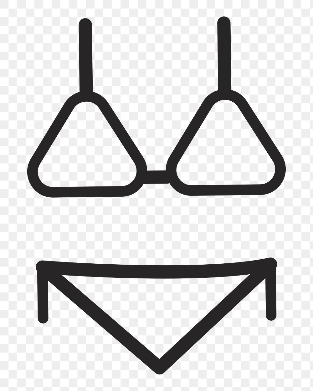 Bikini   png icon, transparent background