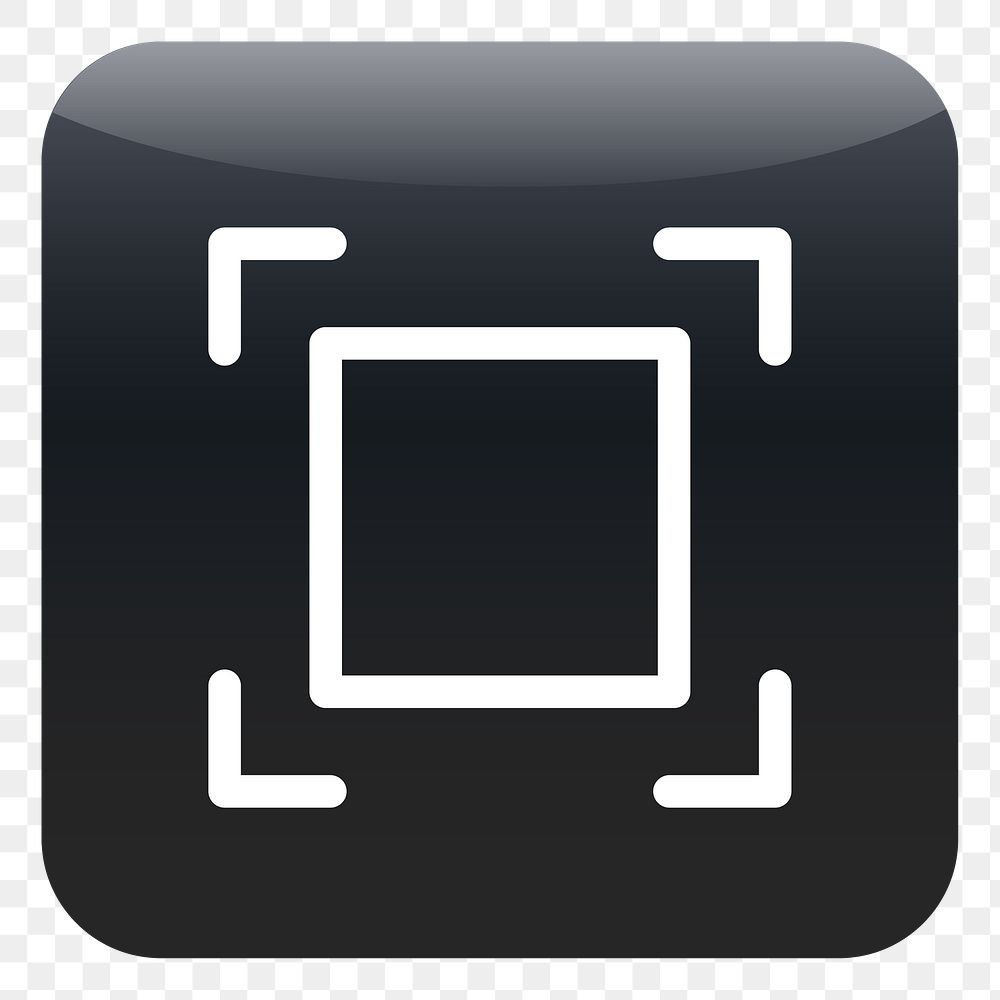 PNG Capture icon sticker, transparent background
