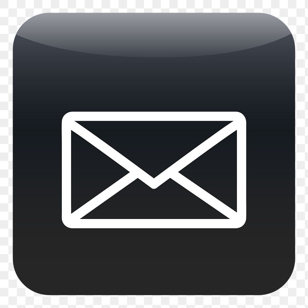 PNG Mail icon sticker, transparent background