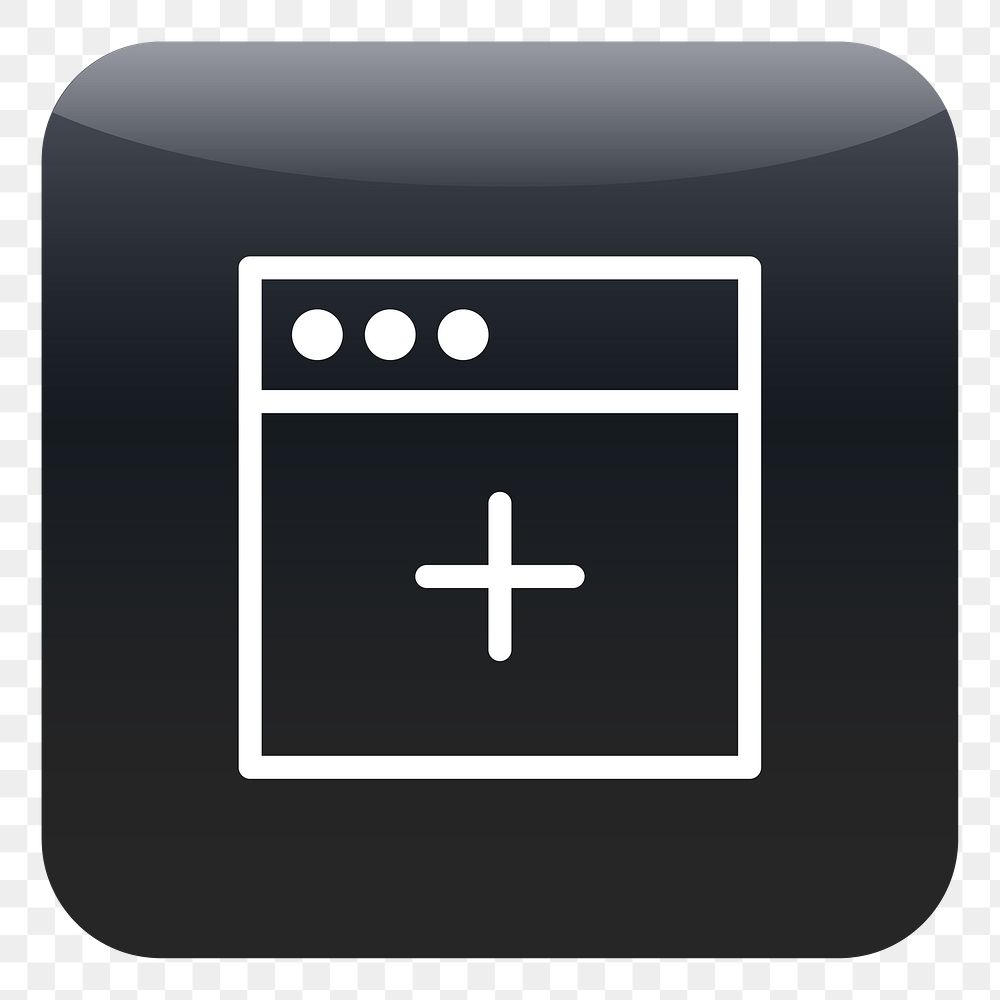 PNG Web design icon sticker, transparent background