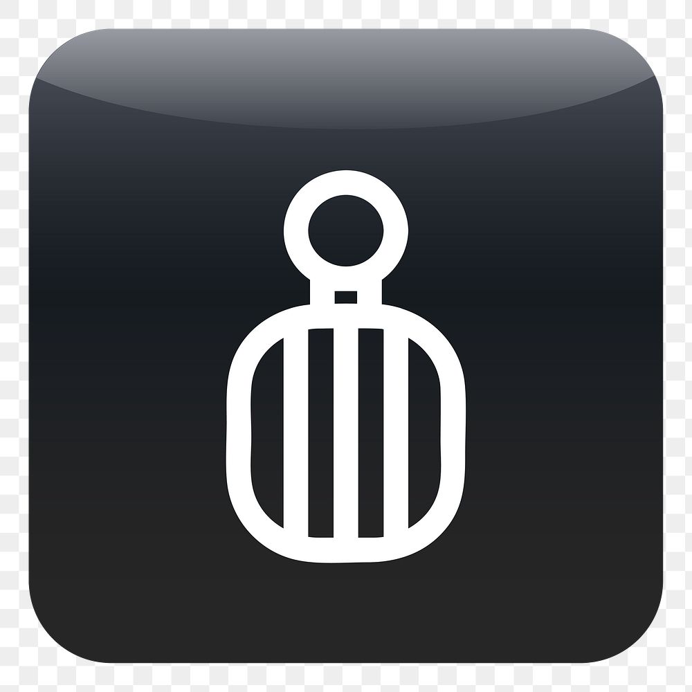 PNG Perfume bottle icon sticker, transparent background
