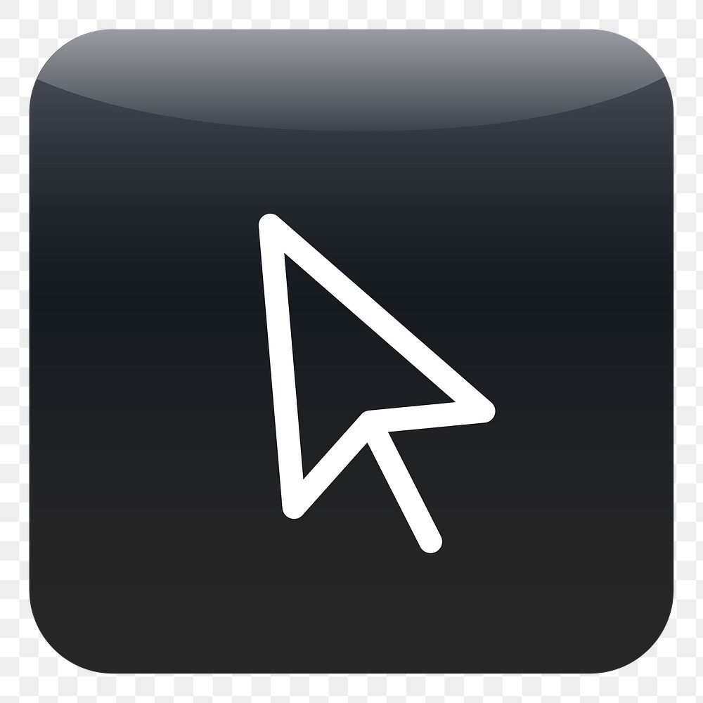PNG Arrow mouse cursor icon sticker, transparent background