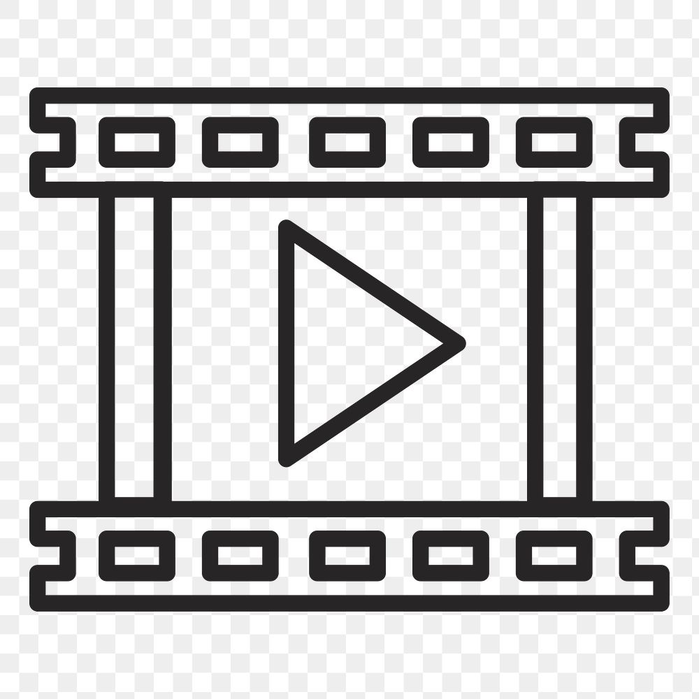 Video clip   png icon, transparent background