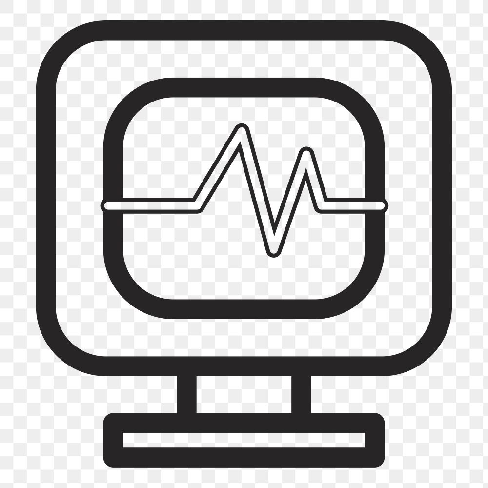 Cardiograph   png icon, transparent background