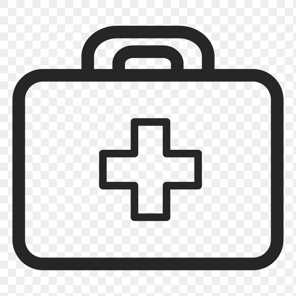 First aid box   png icon, transparent background