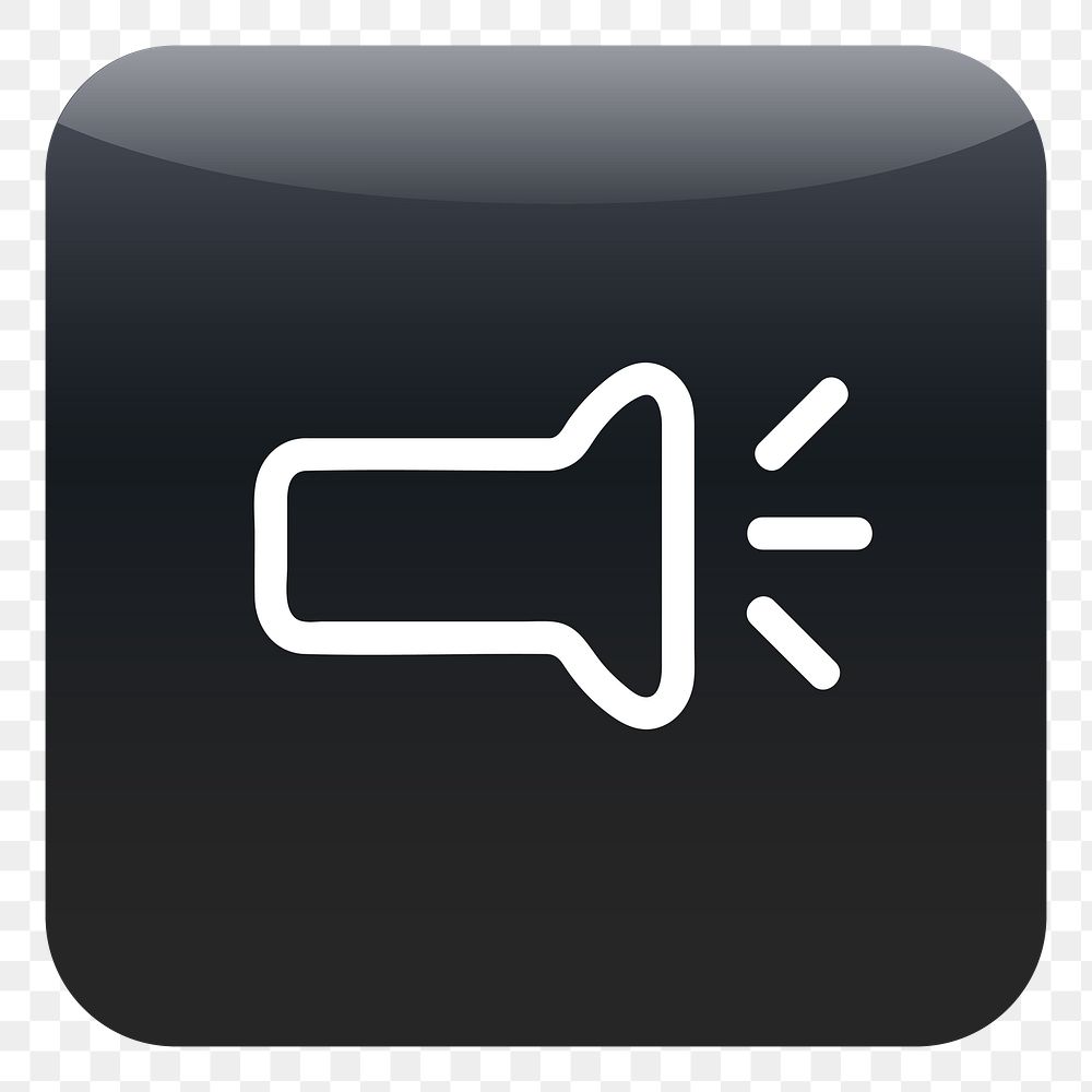 PNG Flashlight icon sticker, transparent background