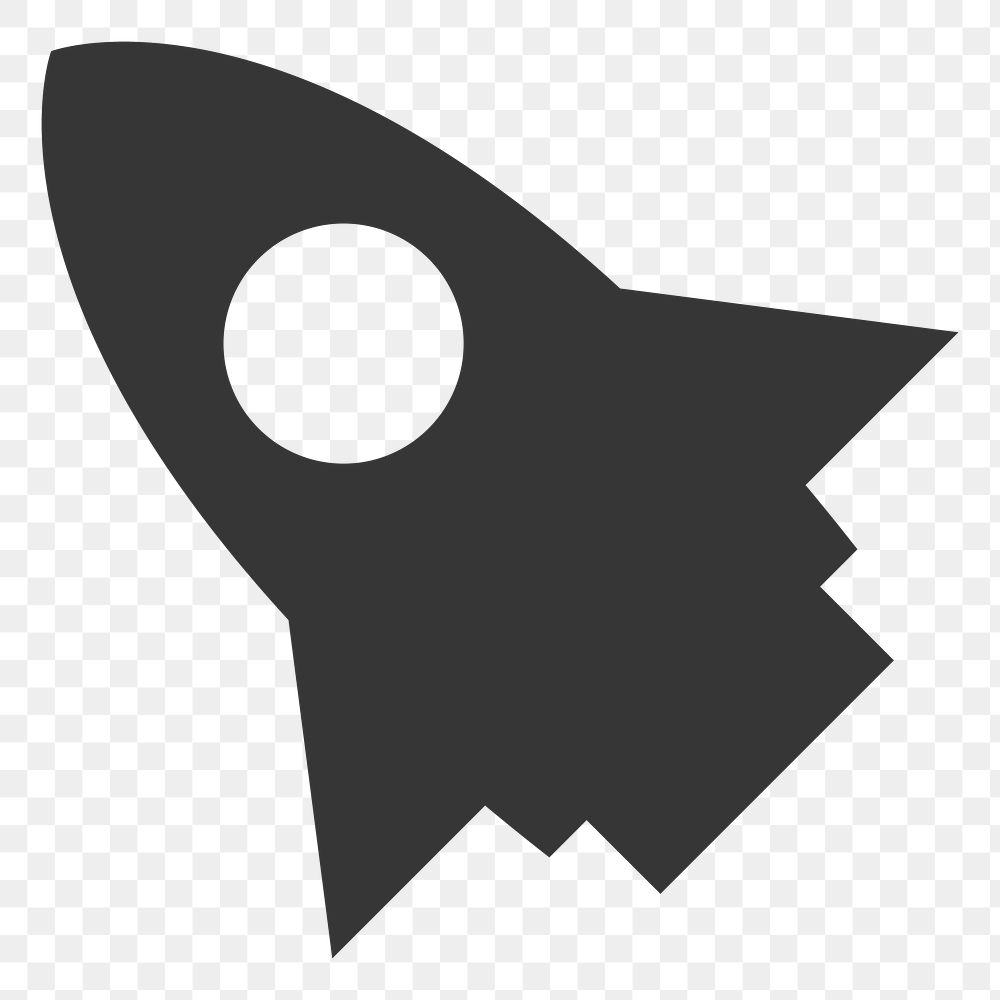 Startup rocket    png icon, transparent background