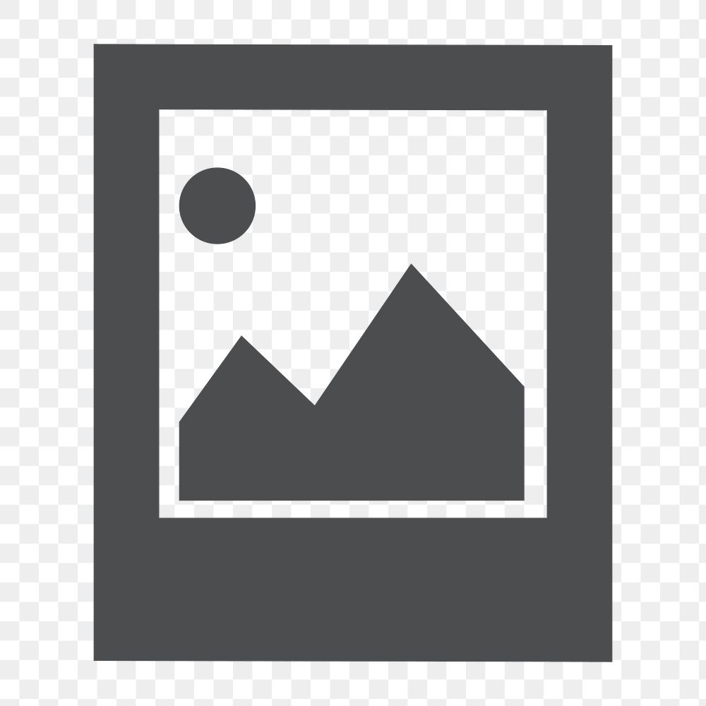 Gallery icon png,  transparent background 
