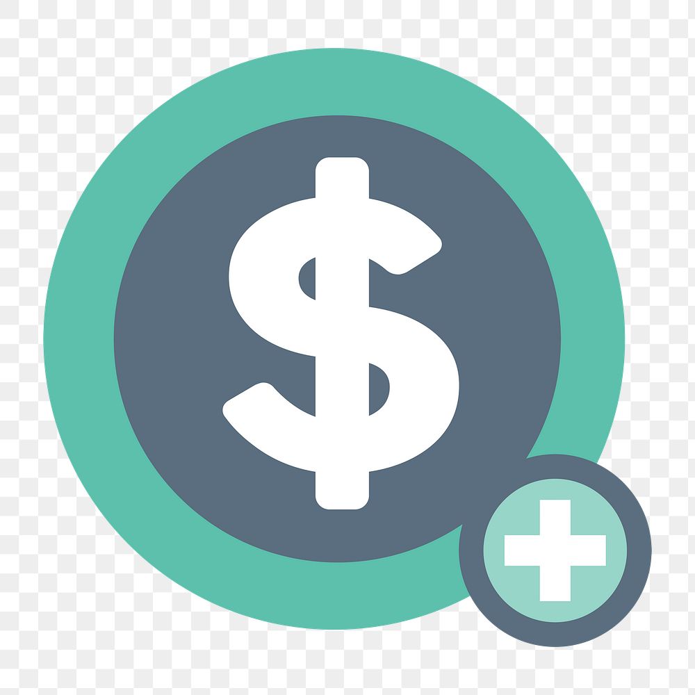Finance icon png,  transparent background 