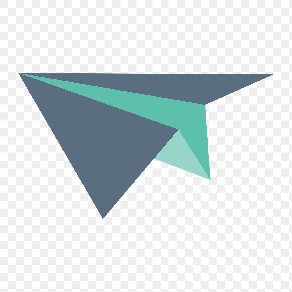 Paper plane icon png, transparent background