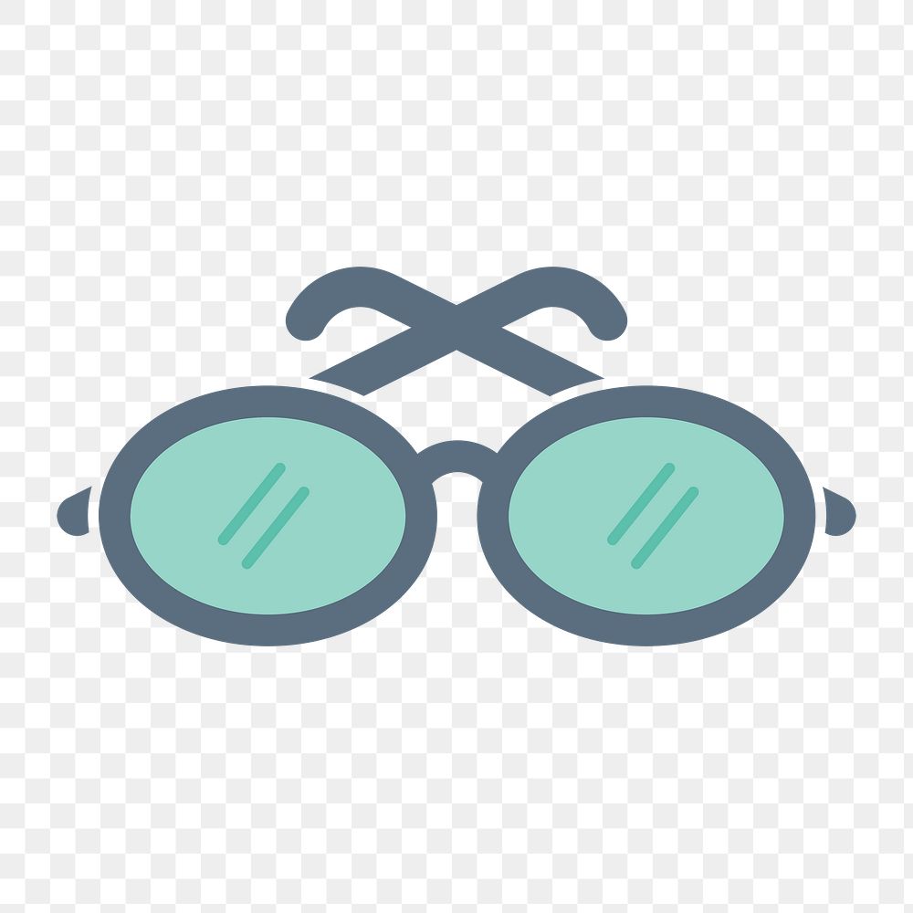 Eyeglasses icon png,  transparent background 