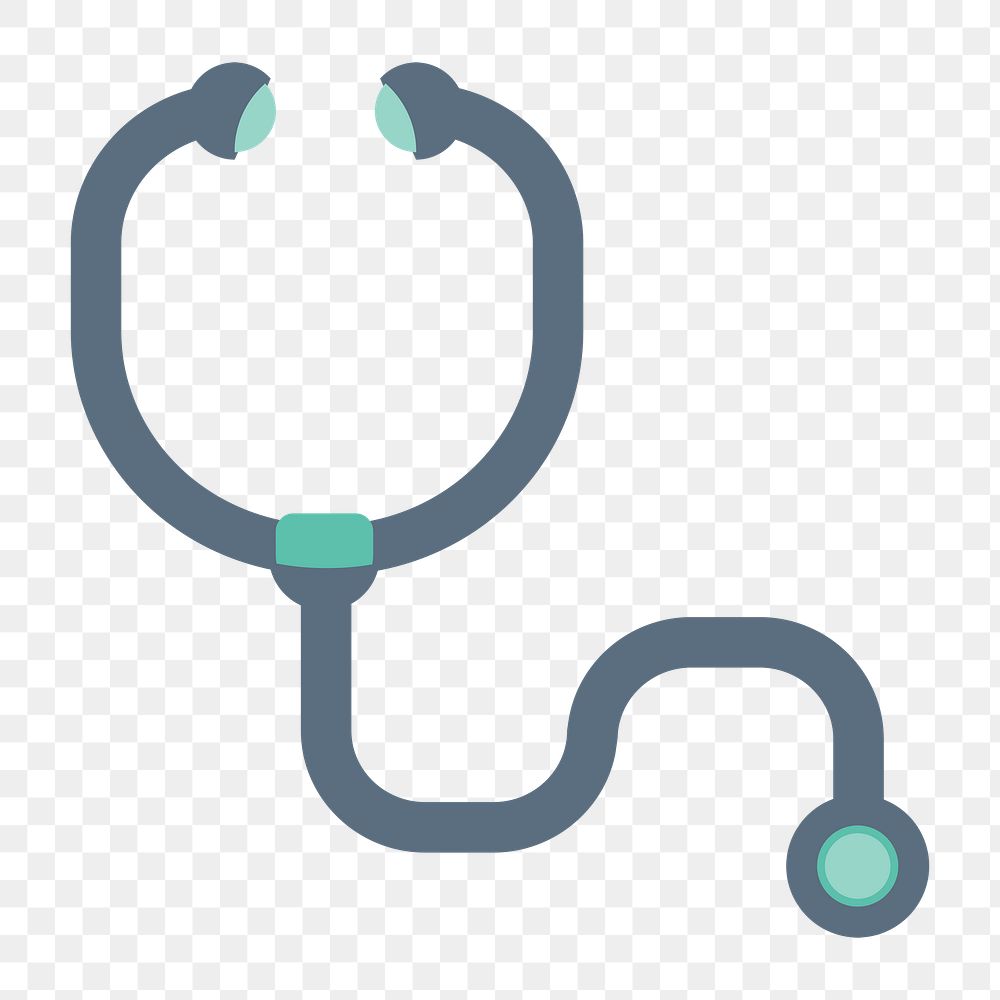 Stethoscope icon png, transparent background 