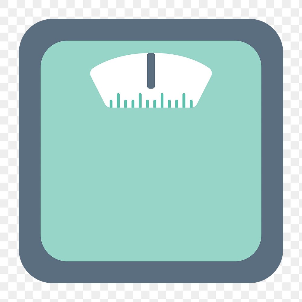 Weighing scale icon png,  transparent background 