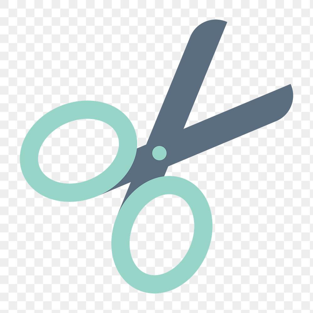 Cutting tool icon png, transparent background 