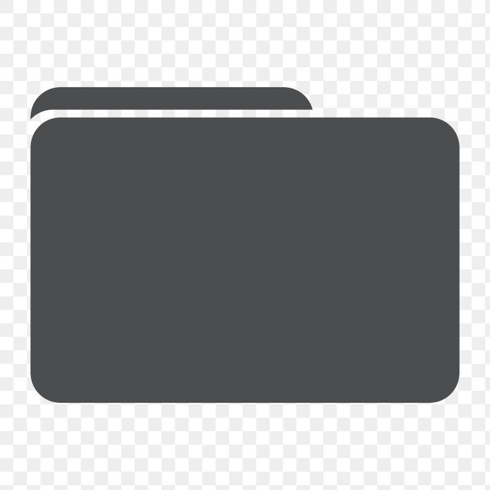 Document folder icon png,  transparent background 