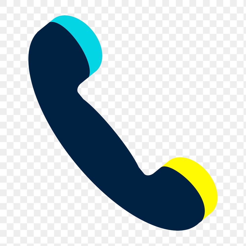 Phone icon png,  transparent background 