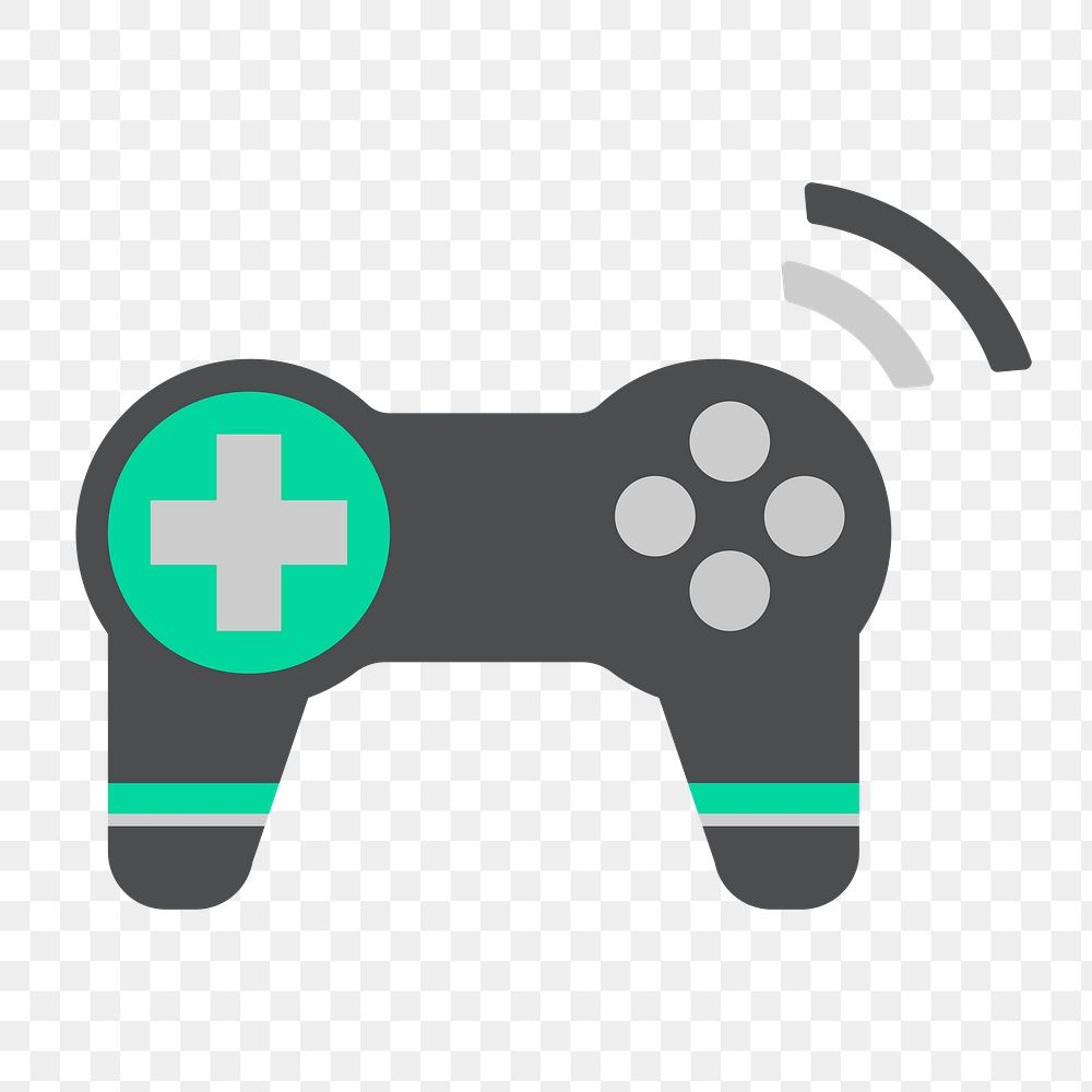 Png video game console icon, transparent background