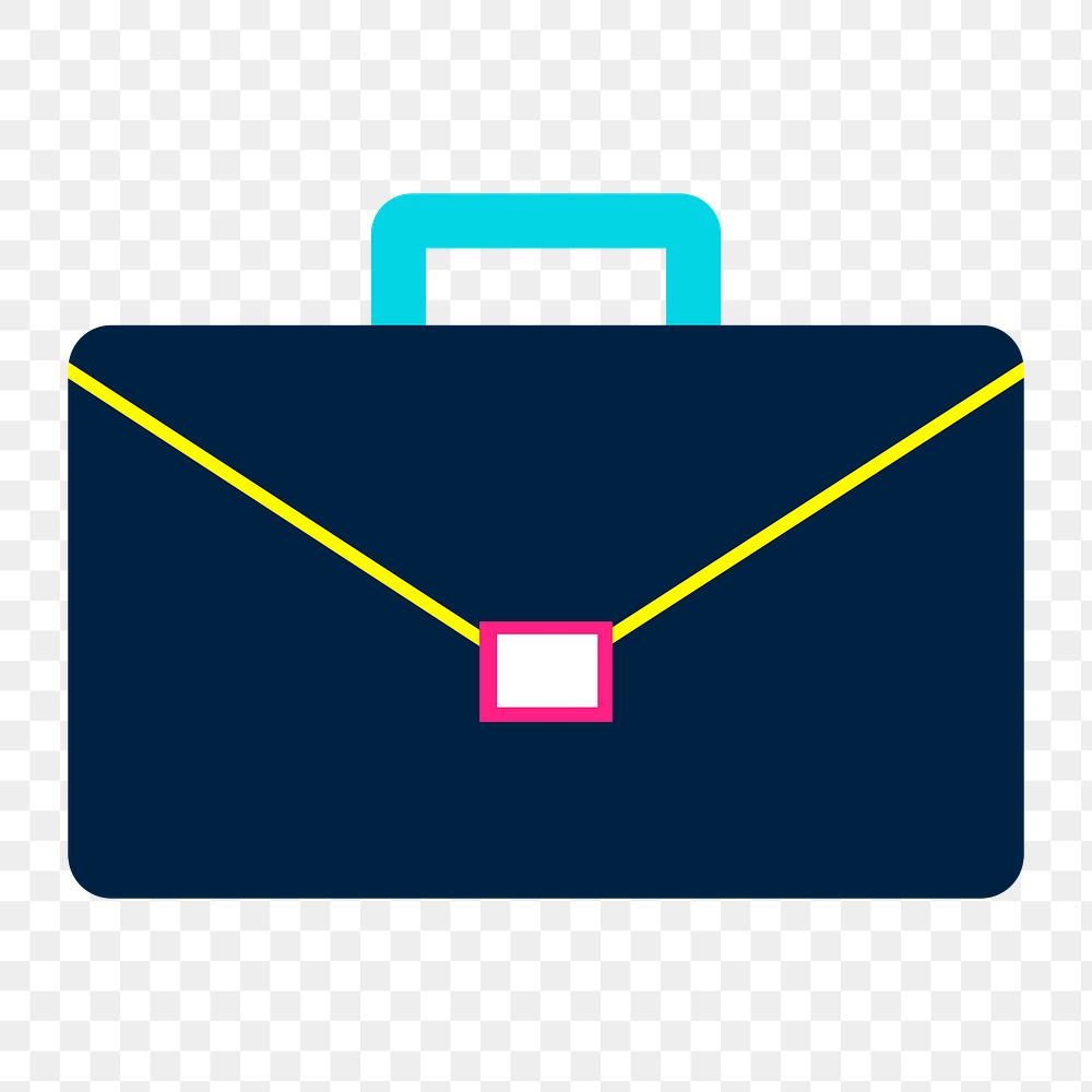 Luggage icon png,  transparent background 