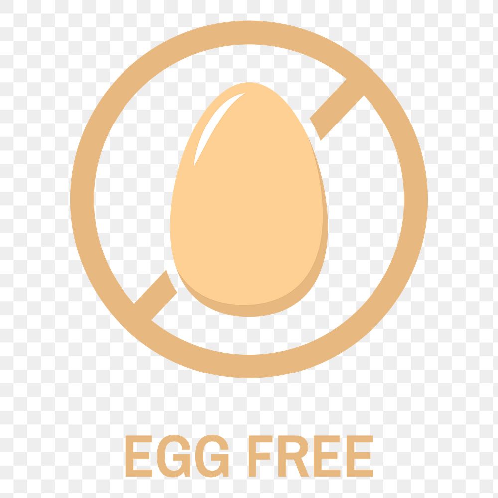 Png egg free icon element, transparent background