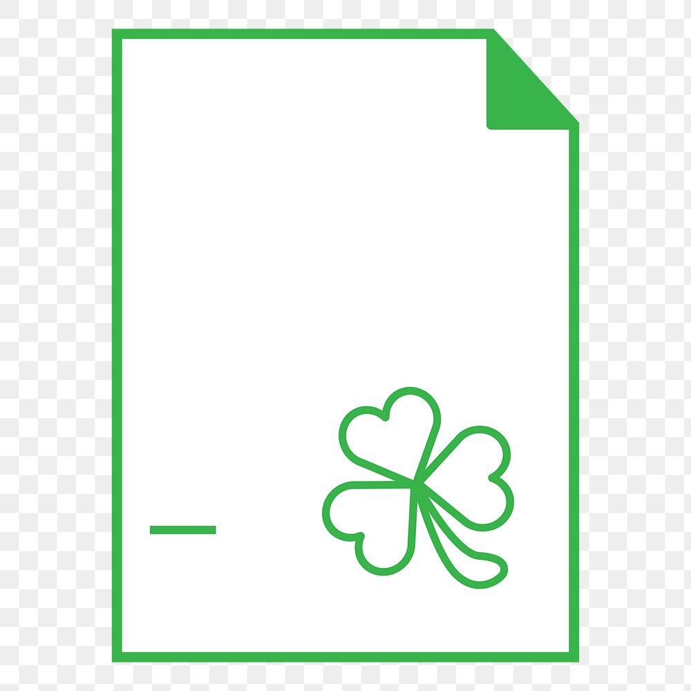 Png St.Patrick&rsquo;s day element, transparent background