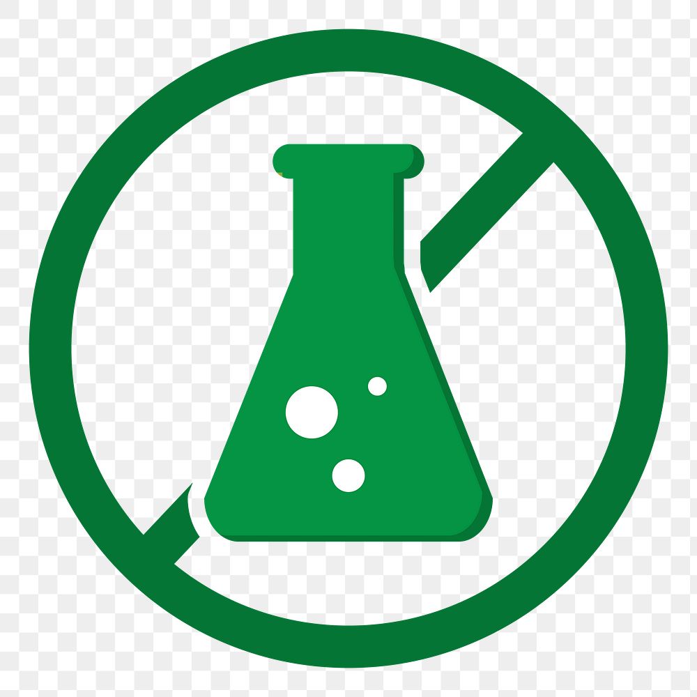 Png GMO free icon element, transparent background
