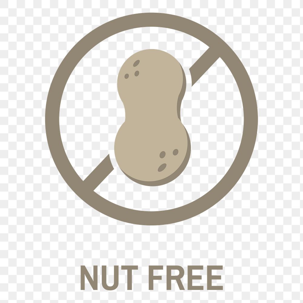 Png peanut free icon element, transparent background