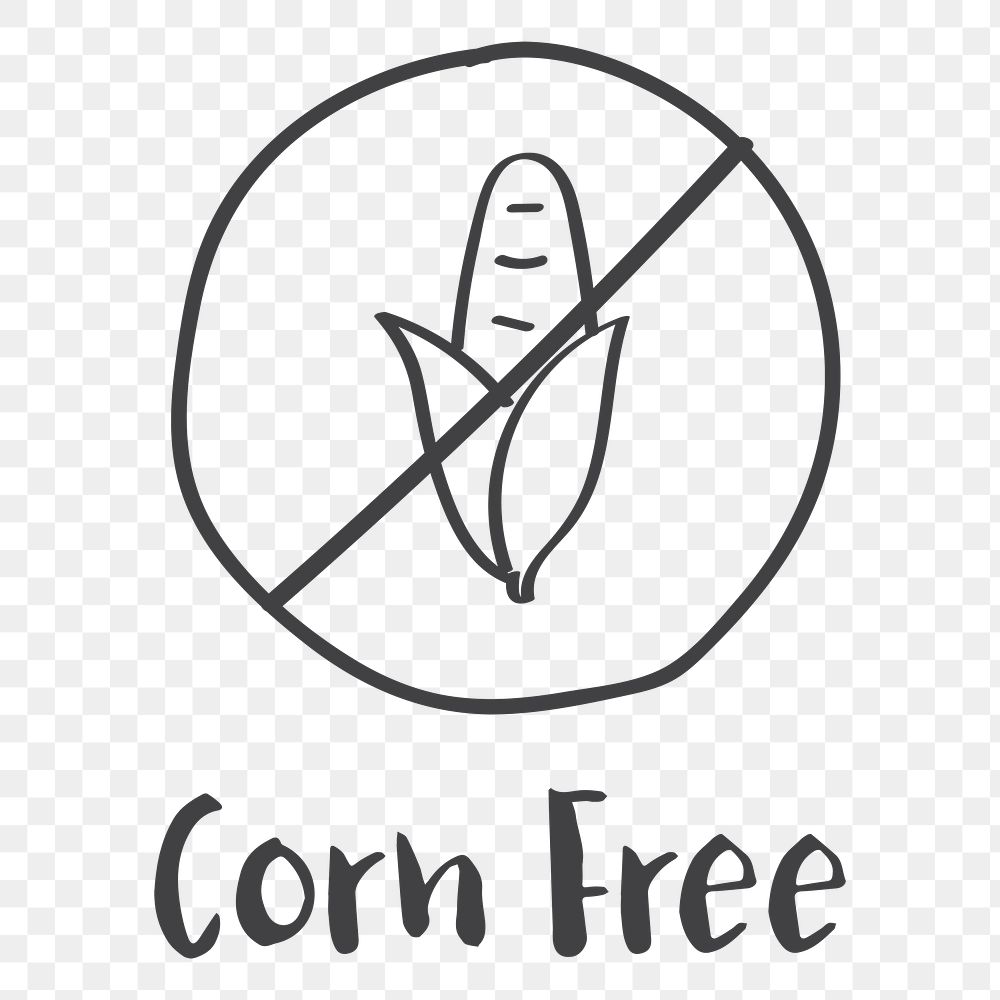 Png corn free icon element, transparent background