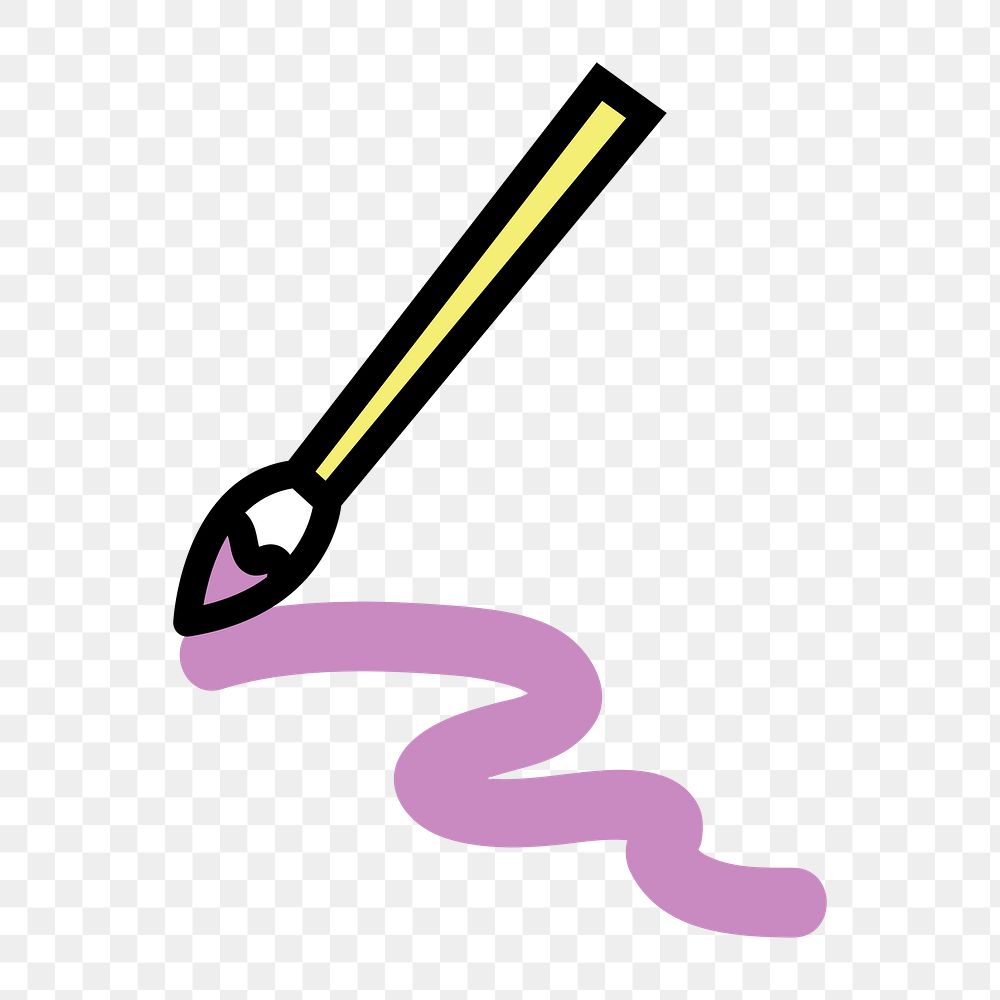 Painting icon png,  transparent background 