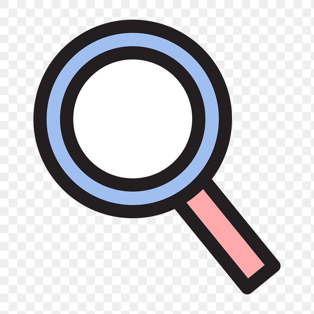 Search icon png, transparent background 