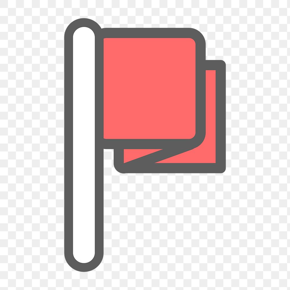 Reg flag icon png,  transparent background 