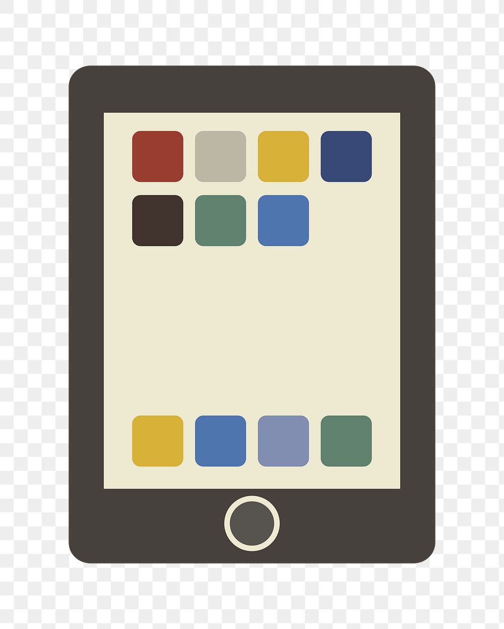 Tablet png icon, transparent background
