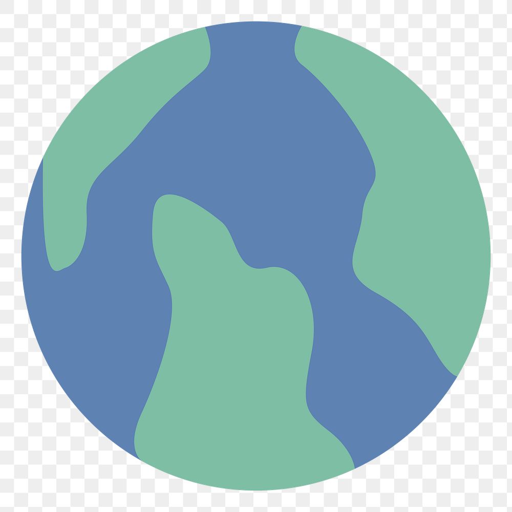 Globe png icon, transparent background