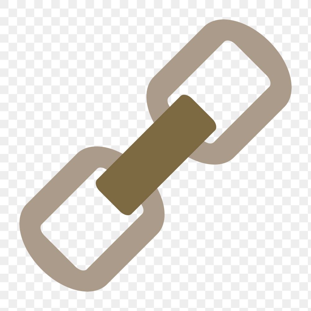 Link icon png,  transparent background 