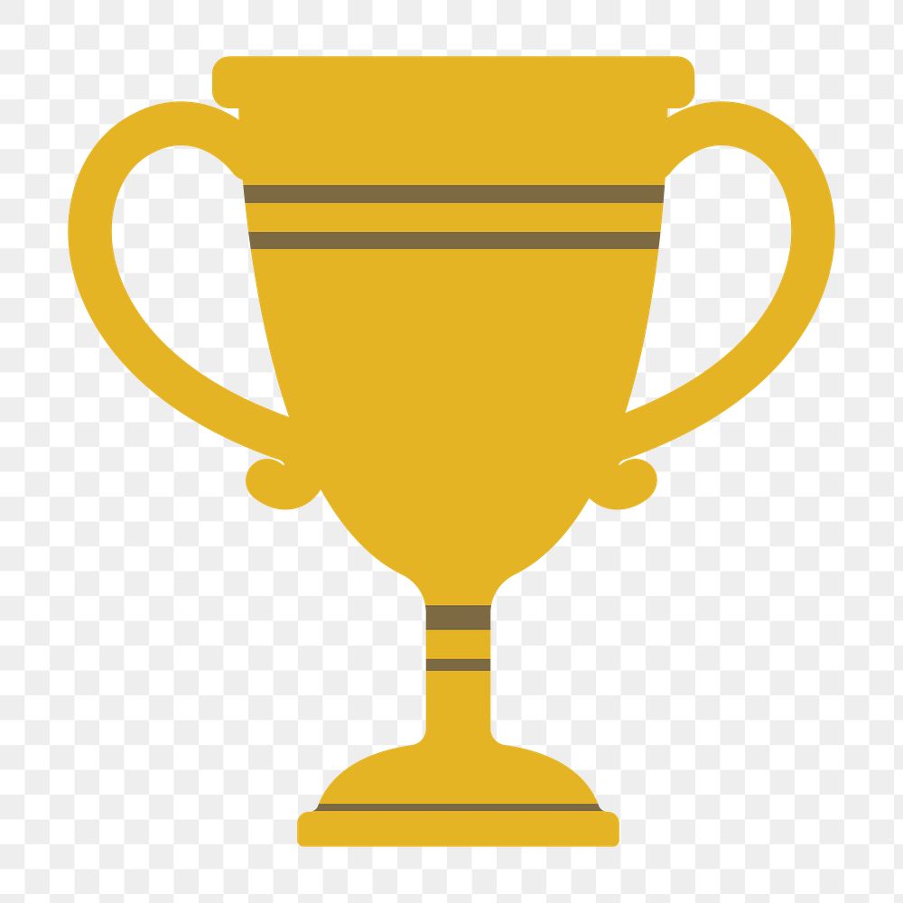 Trophy icon png,  transparent background 