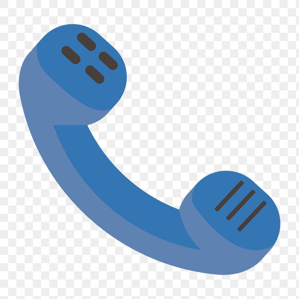Telephone icon png,  transparent background 