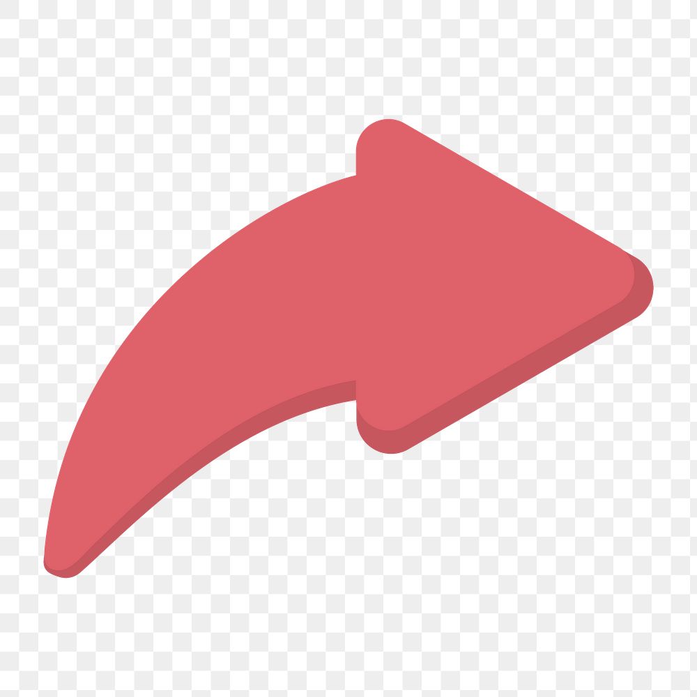 Png turn right arrow, transparent background 